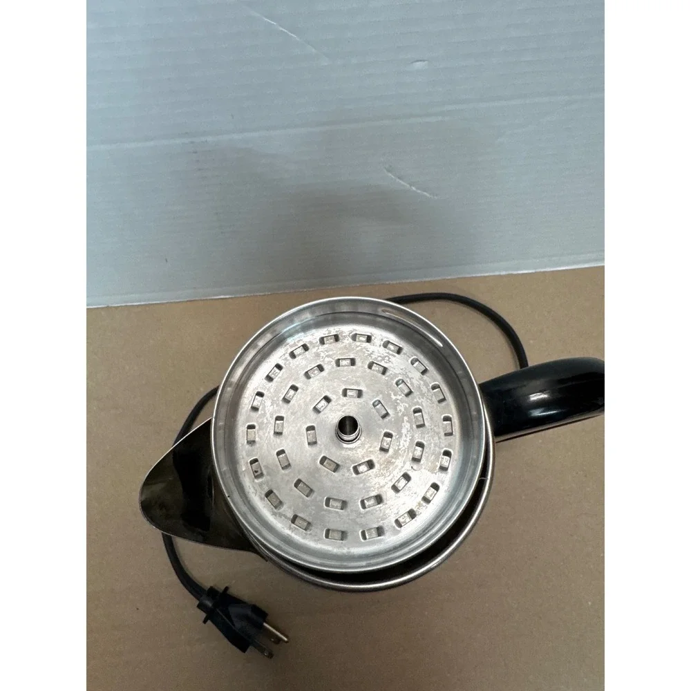 Farberware Electric Coffee Percolator Stainless Steel Silver Black PK2000SS‎